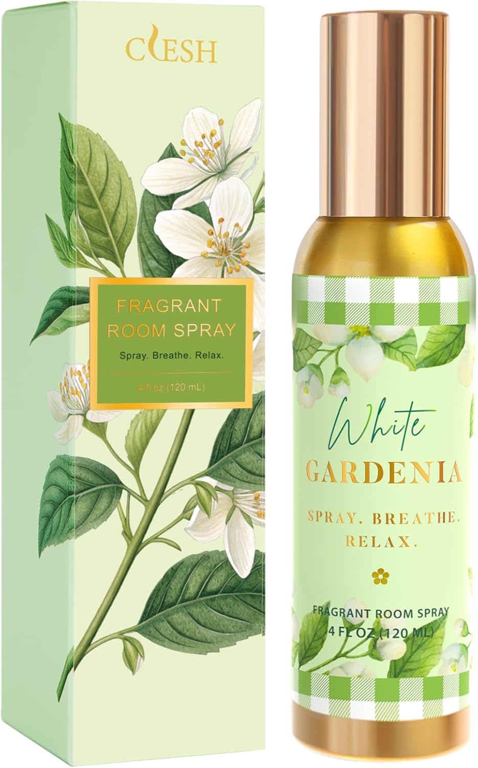Room Spray, White Gardenia, 4 fl oz, Air Freshener for Home, Bathroom