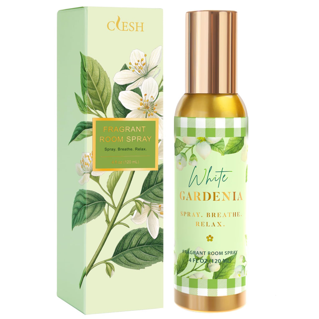 Room Spray, White Gardenia, 4 fl oz, Air Freshener for Home, Bathroom