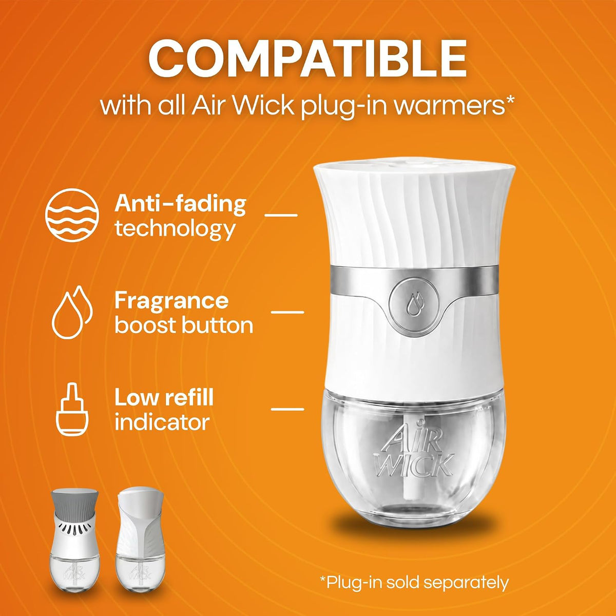 Air Wick Plug In Refills, Pumpkin Spice Air Freshener, 4ct