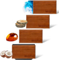 Car Air Freshener – 4-Pack – Long-Lasting Scents with Metal Clip – Amber, Ocean, Teak & Coconut – Aromatherapy Vent Diffuser & Auto Odor Eliminator