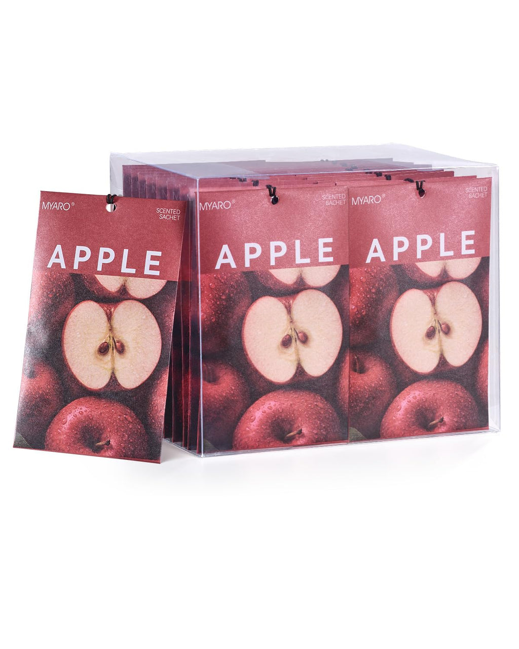 MYARO 12 Pack Fresh Linen Scented Sachets, Closet Deodorizer Car Freshener