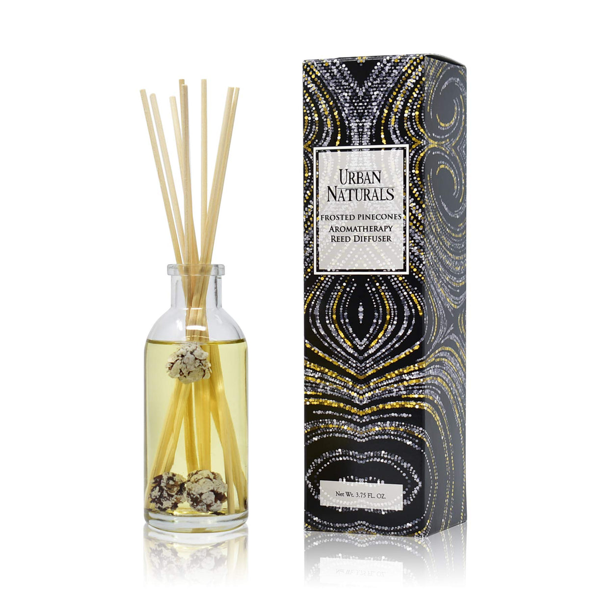 Urban Naturals Reed Diffuser Set, Apple Cinnamon - Bathroom Shelf Décor