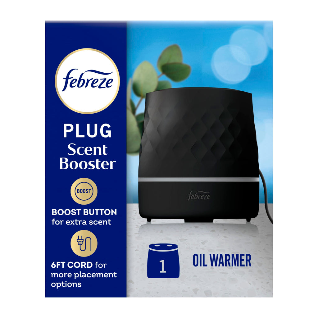 Febreze Plug in Scent Booster Air Freshener Oil Diffuser Black