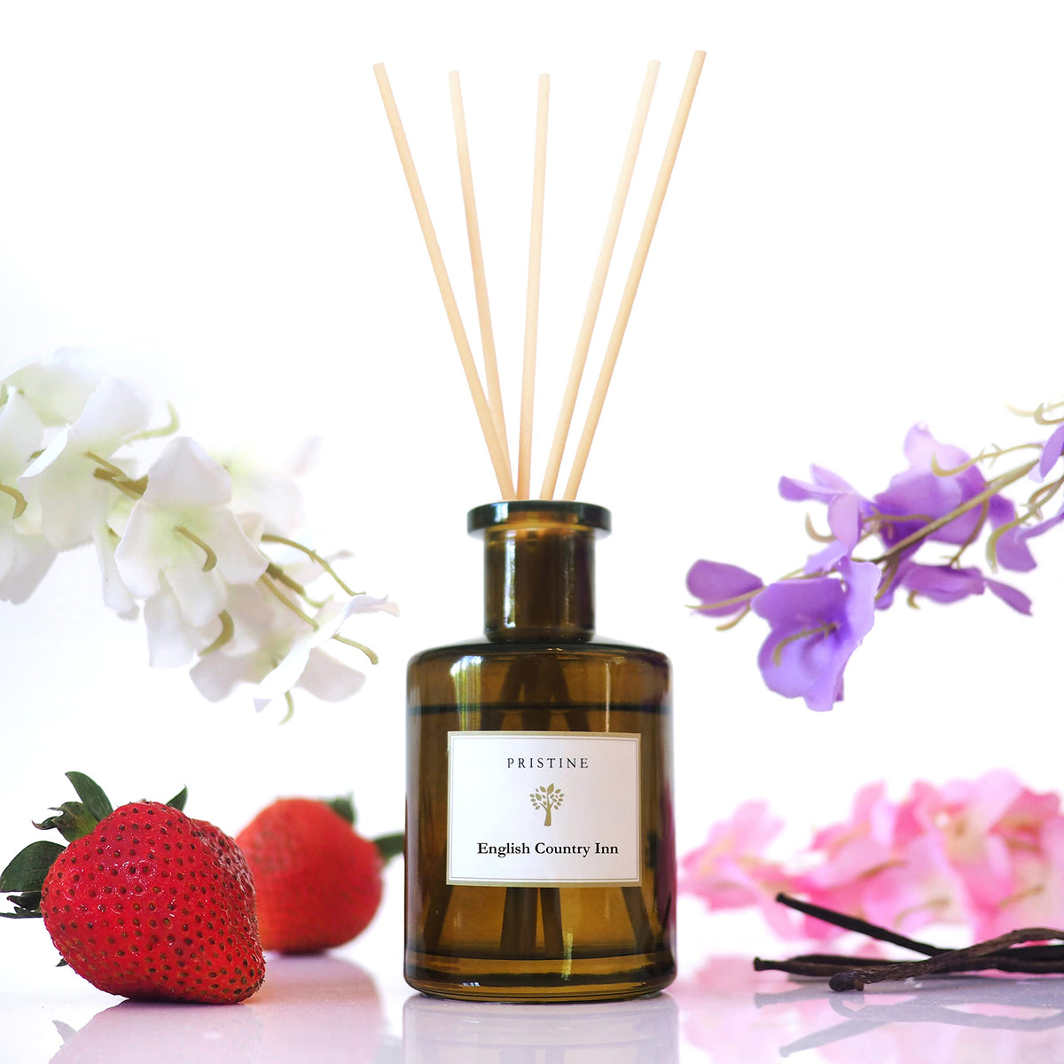 PRISTINE Japanese Ryokan/Inspired by Shang Hotel Reed Diffuser for Home | Fresh Lavender, Moroccan Amber Reed Diffuser Set, Oil Diffuser & Reed Diffuser | Home & Office Decor | Fragrance Gift