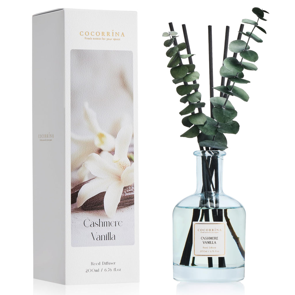 COCORRÍNA Wild Mint & Eucalyptus Reed Diffuser, 6.76 oz