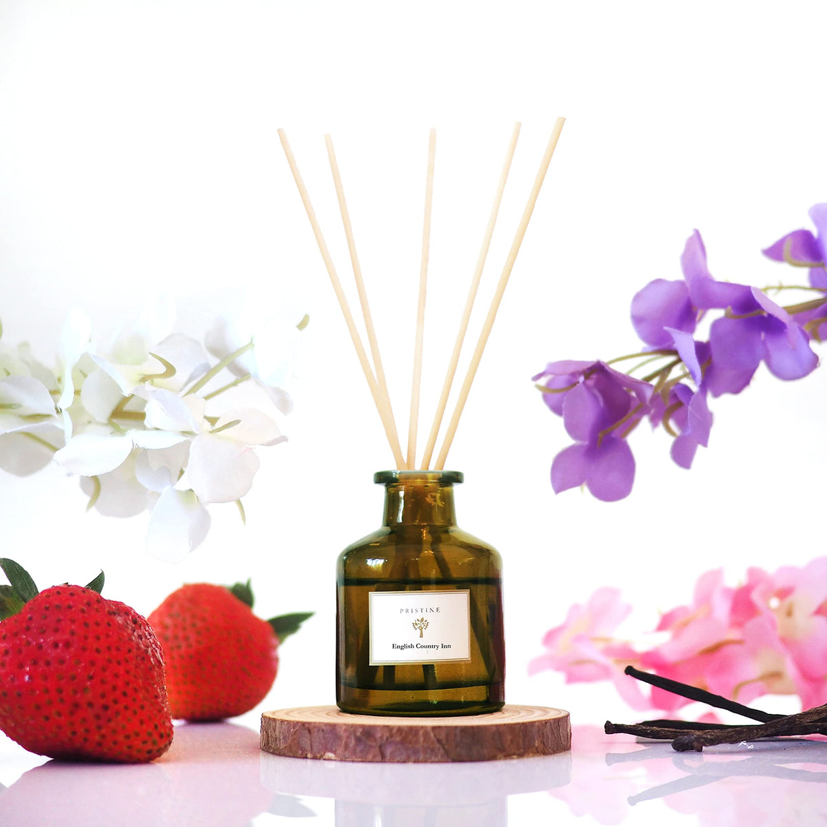 PRISTINE Japanese Ryokan/Inspired by Shang Hotel Reed Diffuser for Home | Fresh Lavender, Moroccan Amber Reed Diffuser Set, Oil Diffuser & Reed Diffuser | Home & Office Decor | Fragrance Gift