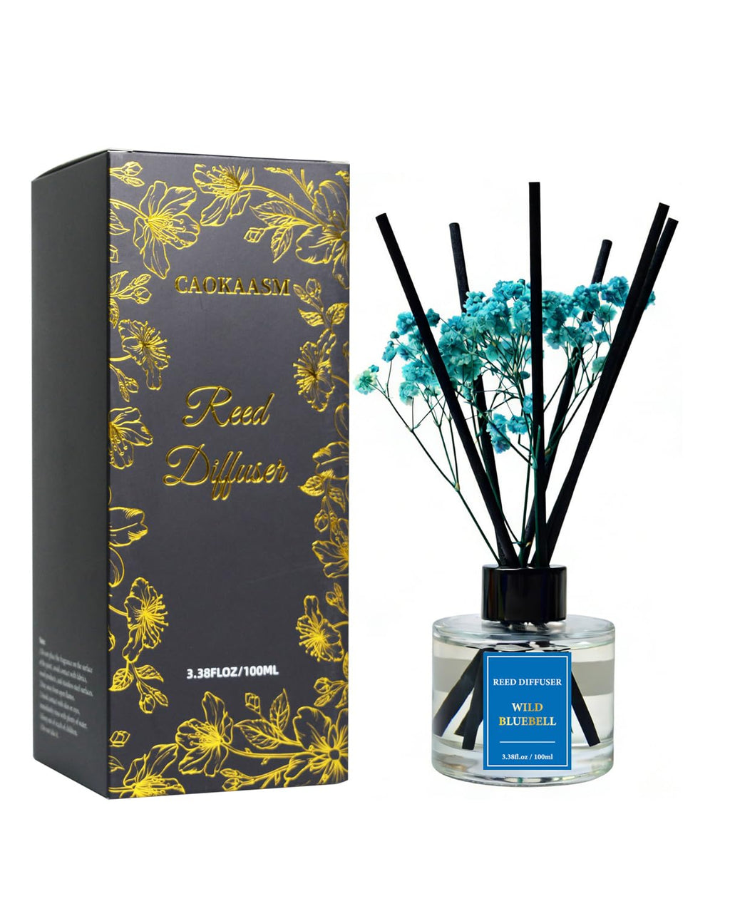 Reed Diffuser Set-Lemon Verbena Scent 3.38 fl oz,Scent Long
