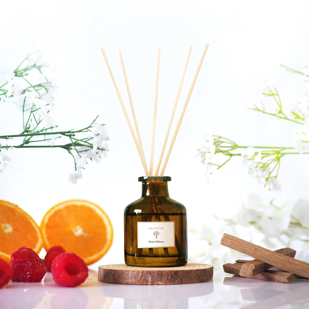 PRISTINE Japanese Ryokan/Inspired by Shang Hotel Reed Diffuser for Home | Fresh Lavender, Moroccan Amber Reed Diffuser Set, Oil Diffuser & Reed Diffuser | Home & Office Decor | Fragrance Gift