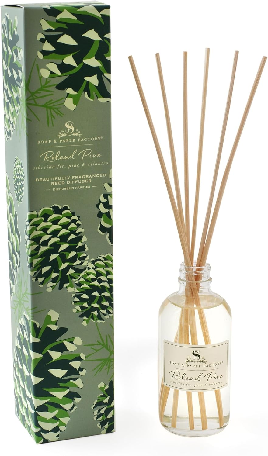 Soap & Paper Factory 3.65 oz Roland Pine Reed Diffuser