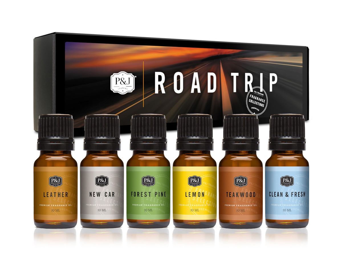 P&J Trading Fragrance Oils for Diffusers for Home Spice Set Fragrance Scents for Candle Making - Soap Making Supplies - Car Diffuser Scents - Essential Home Gift Set - Apple Cider, Cinnamon & More