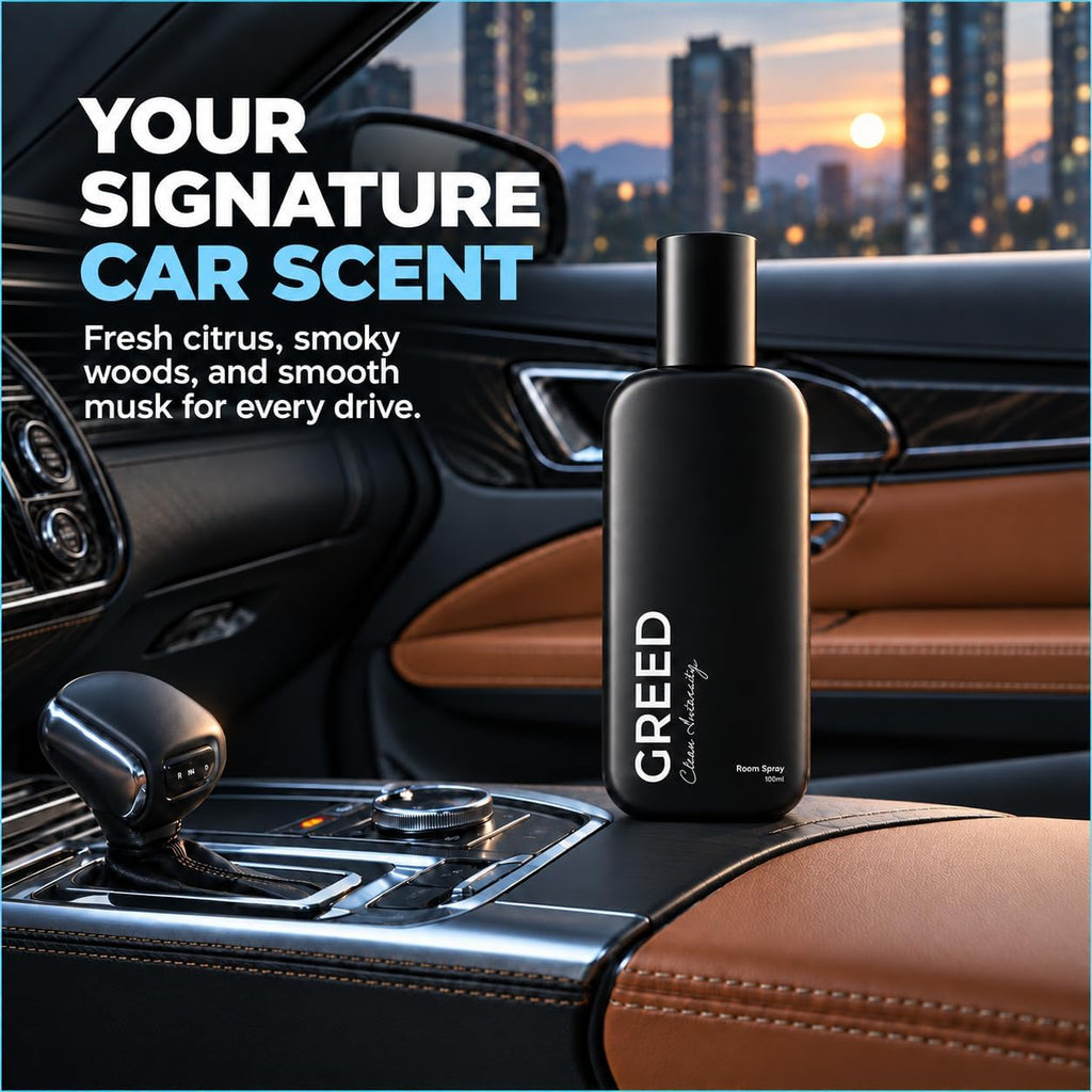 Room Spray, Linen Spray & Car Air Freshener, 100ml Citrus & Wood Scent