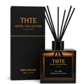 White Tea Reed Diffuser for Home, Airy Clean Hotel-Inspired Scent with Soft Musk, Long-Lasting Home Fragrance with Black Fiber Reeds for Bedroom, Bathroom and Living Room