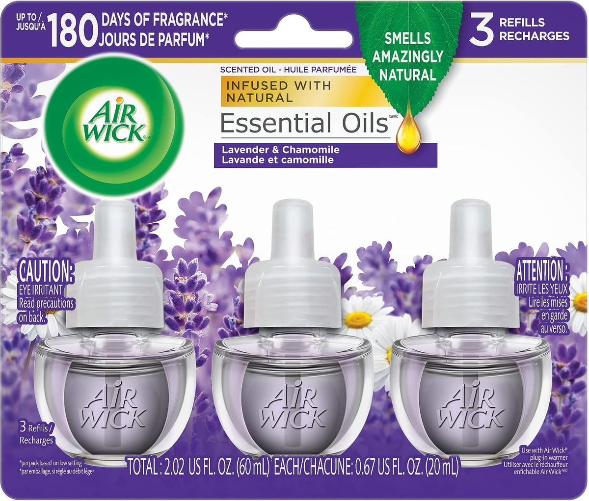 Air Wick Plug-In Scented Oil Refills, Hawaii with Essential Oils, 10 Count