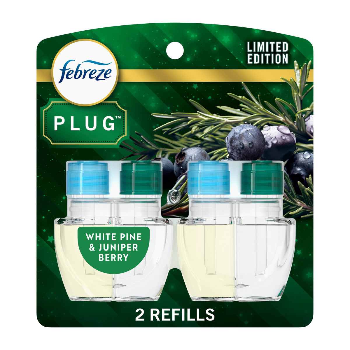 Febreze Plug In Air Freshener, Odor-Fighting Scented Oil Starter Kit, Air Fresheners for Home and Bathroom and Kitchen, Long Lasting for Strong Odors, Linen & Sky Scent, Warmer + 2 Refill