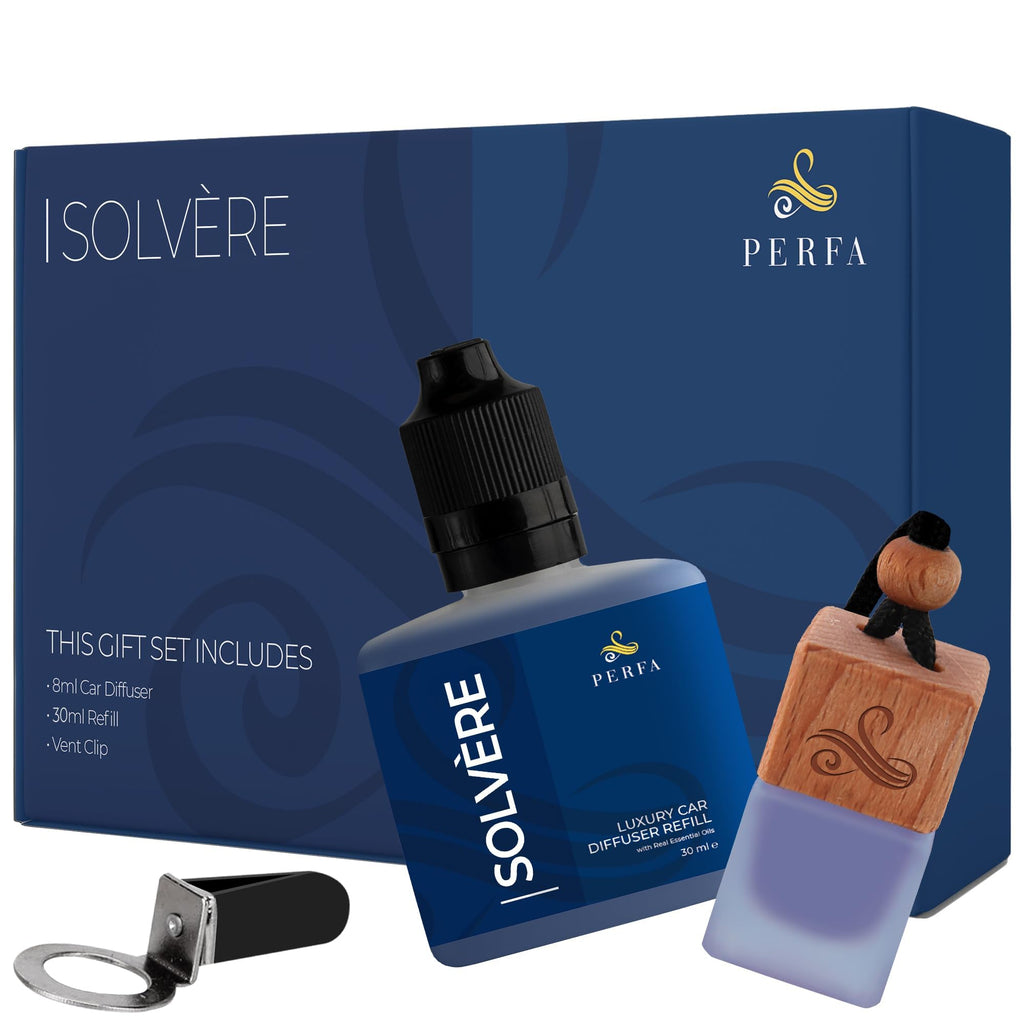 Car Air Freshener for Men - Solvère Inspired Perfume Diffuser Home by Perfa