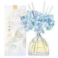 COCORRÍNA Reed Diffuser - 8.5 Oz Clean Linen Reed Diffuser with 8 Sticks for Home Bathroom Shelf Decor (Simple Luxe Collection)