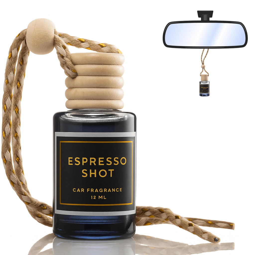 Santal & Coconut - A Fragrant Whisper of Opulent Tropical Serenity! - Luxury Car Hanging Diffuser - Long Lasting Car Freshener - Lasts up to 60 days | A+ Scents