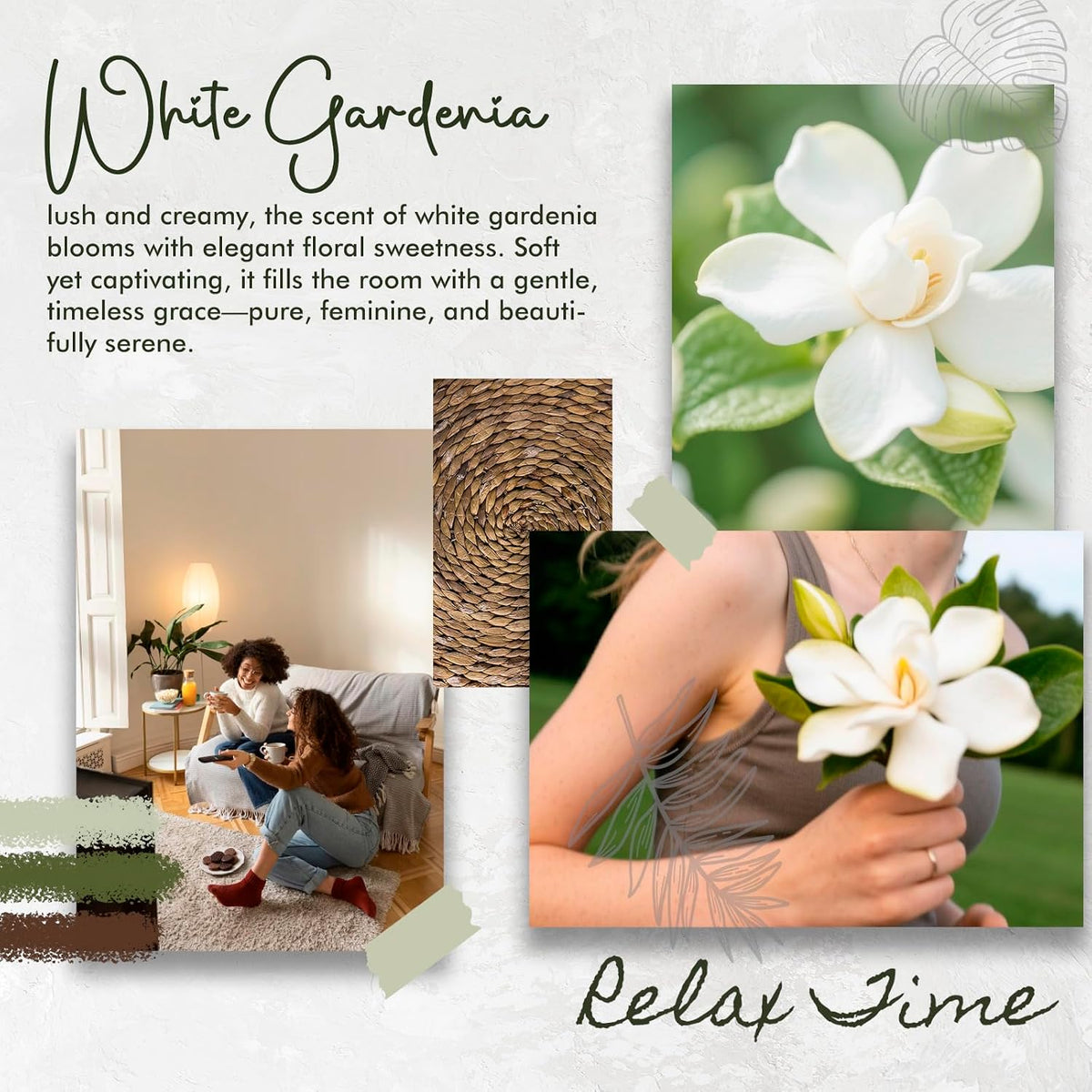 Room Spray, White Gardenia, 4 fl oz, Air Freshener for Home, Bathroom