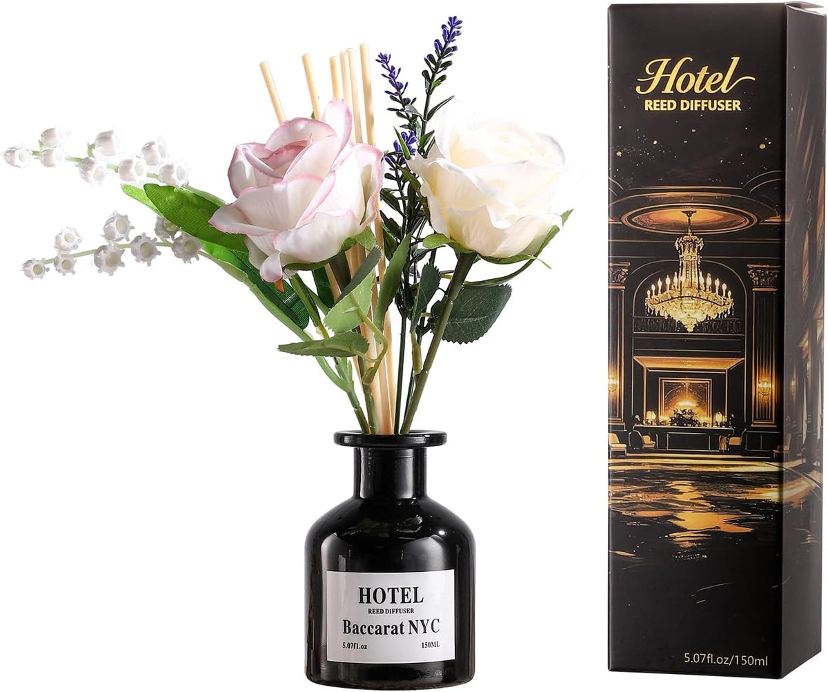 Baccarat NYC Reed Diffuser Set – Luxury Hotel Scent for Home
