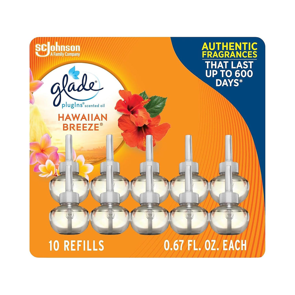 Glade PlugIns Air Freshener Refills, Cashmere Woods, 10 Count