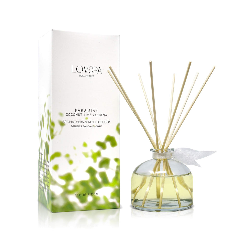 Reed Diffuser Set, Pumpkin Vanilla Chai Scented Oil Diffuser with Sticks, Home Fragrance Accessories for Bathroom Shelf Decor, Aroma Diffusers for Home or Office Fall Decor, USA Made