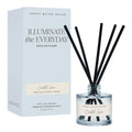Sweet Water Decor Salt and Sea Reed Diffuser Set, Blue Tinted Glass Jar, Sea Salt Citrus and Musk Amber Scent, Long Lasting Fragrance, Non Toxic Oil Reed Diffuser for Home & Office, Poured in the USA