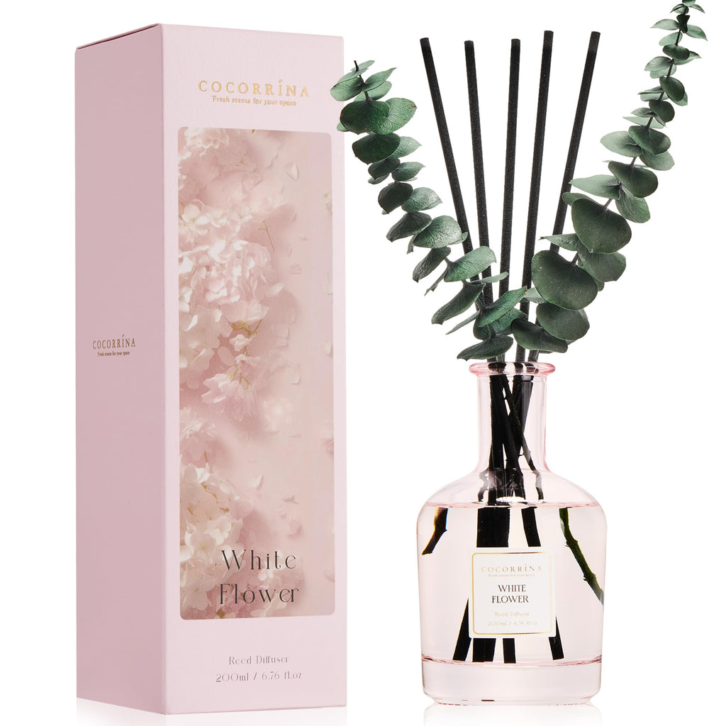 COCORRÍNA Wild Mint & Eucalyptus Reed Diffuser, 6.76 oz