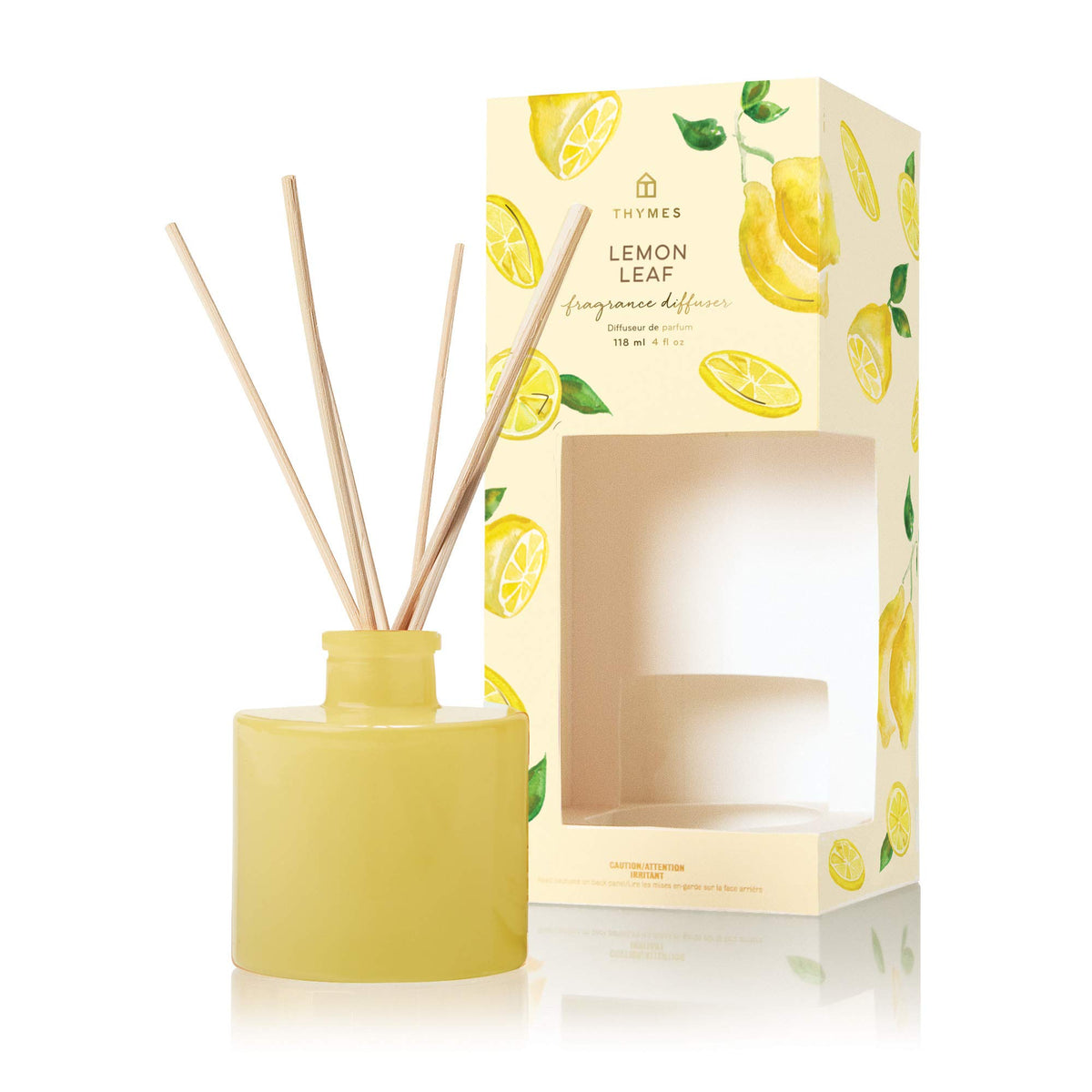 Thymes Petite Oil Reed Diffuser Set – Includes Reeds, Fragrance Oil & Glass Bottle – Luxury Scent Diffusers for Home Decor –Fresh Evergreen, Smoky Wood & Golden Amber (Noir Woods, 4 fl oz)