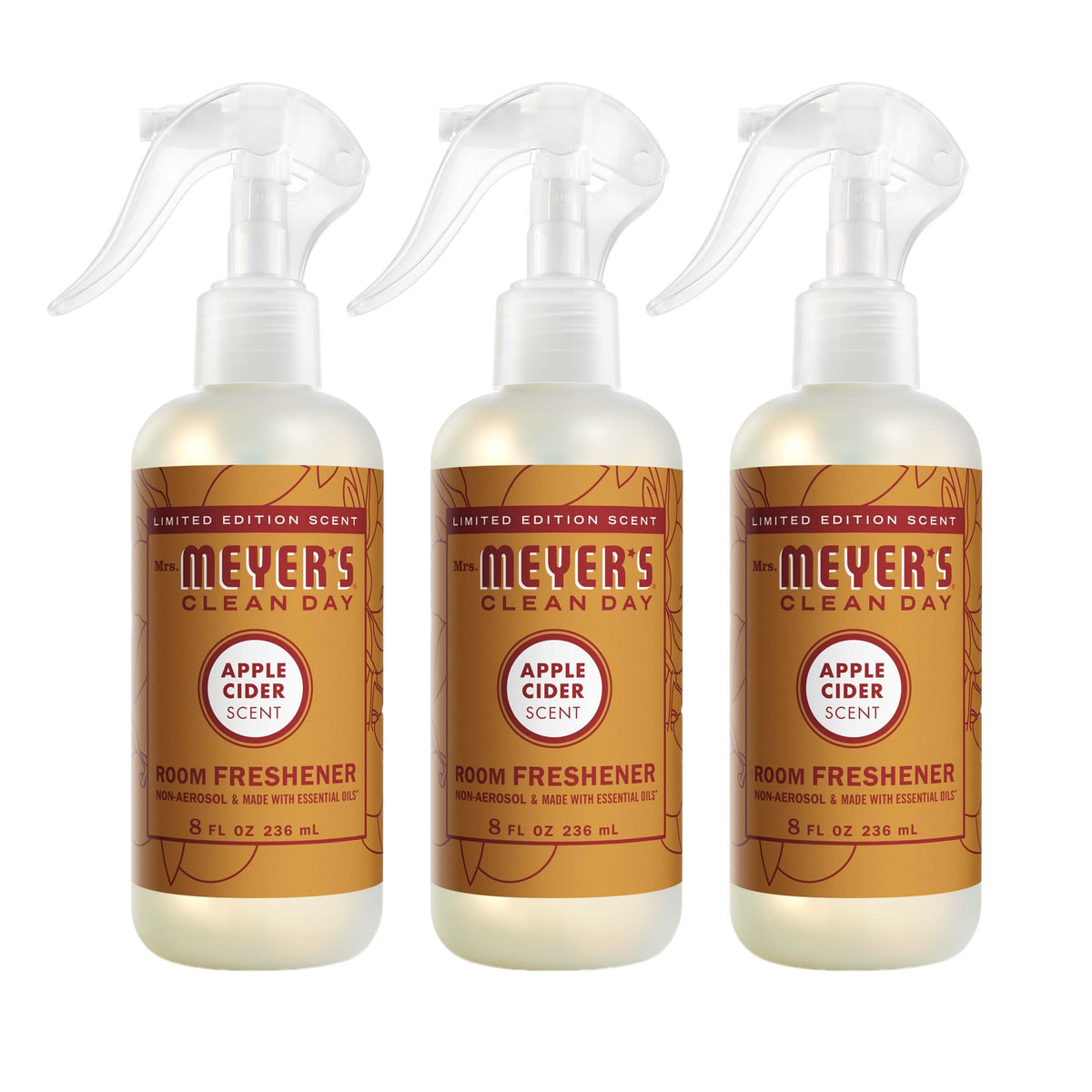 MRS. MEYER'S CLEAN DAY Room and Air Freshener Spray, Non-Aerosol Spray Bottle Infused with Essential Oils, Lavender, 8 fl. oz