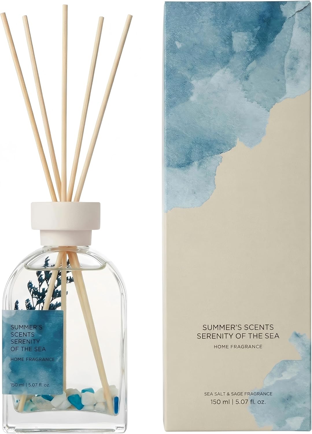 Sea Salt & Sage Reed Diffuser Set, 5.07 fl oz Home Fragrance