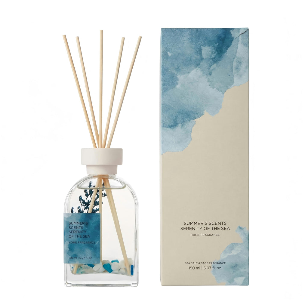 Sea Salt & Sage Reed Diffuser Set, 5.07 fl oz Home Fragrance