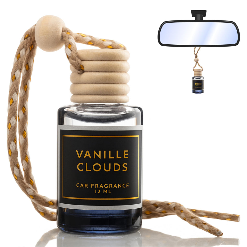 Santal & Coconut - A Fragrant Whisper of Opulent Tropical Serenity! - Luxury Car Hanging Diffuser - Long Lasting Car Freshener - Lasts up to 60 days | A+ Scents