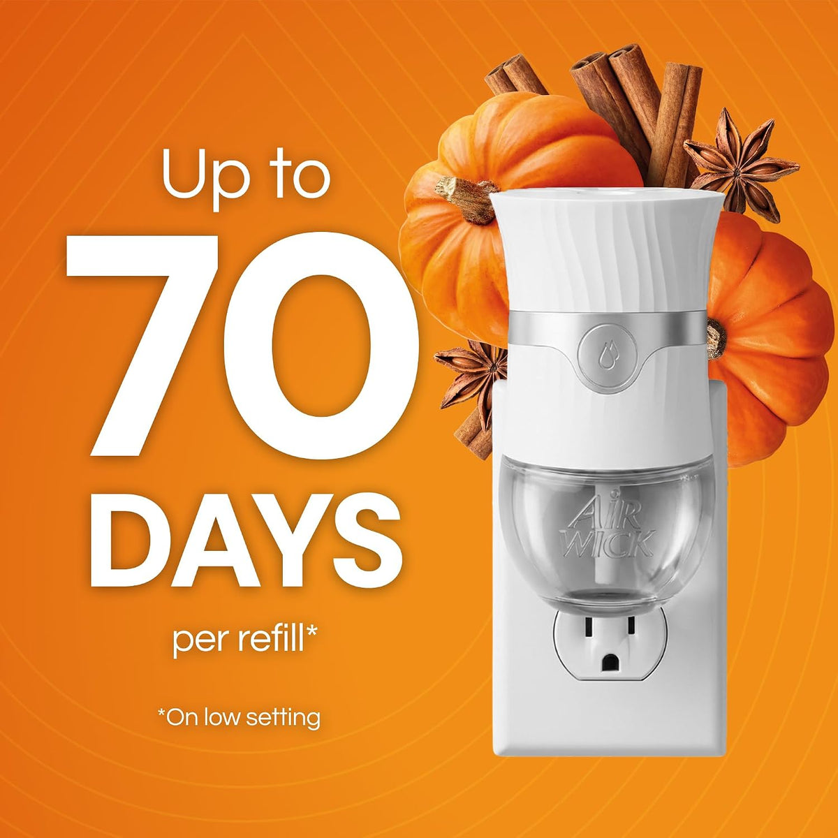 Air Wick Plug In Refills, Pumpkin Spice Air Freshener, 4ct