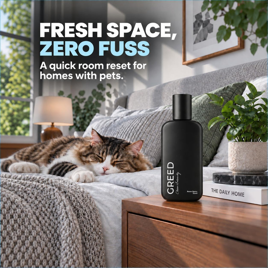 Room Spray, Linen Spray & Car Air Freshener, 100ml Citrus & Wood Scent