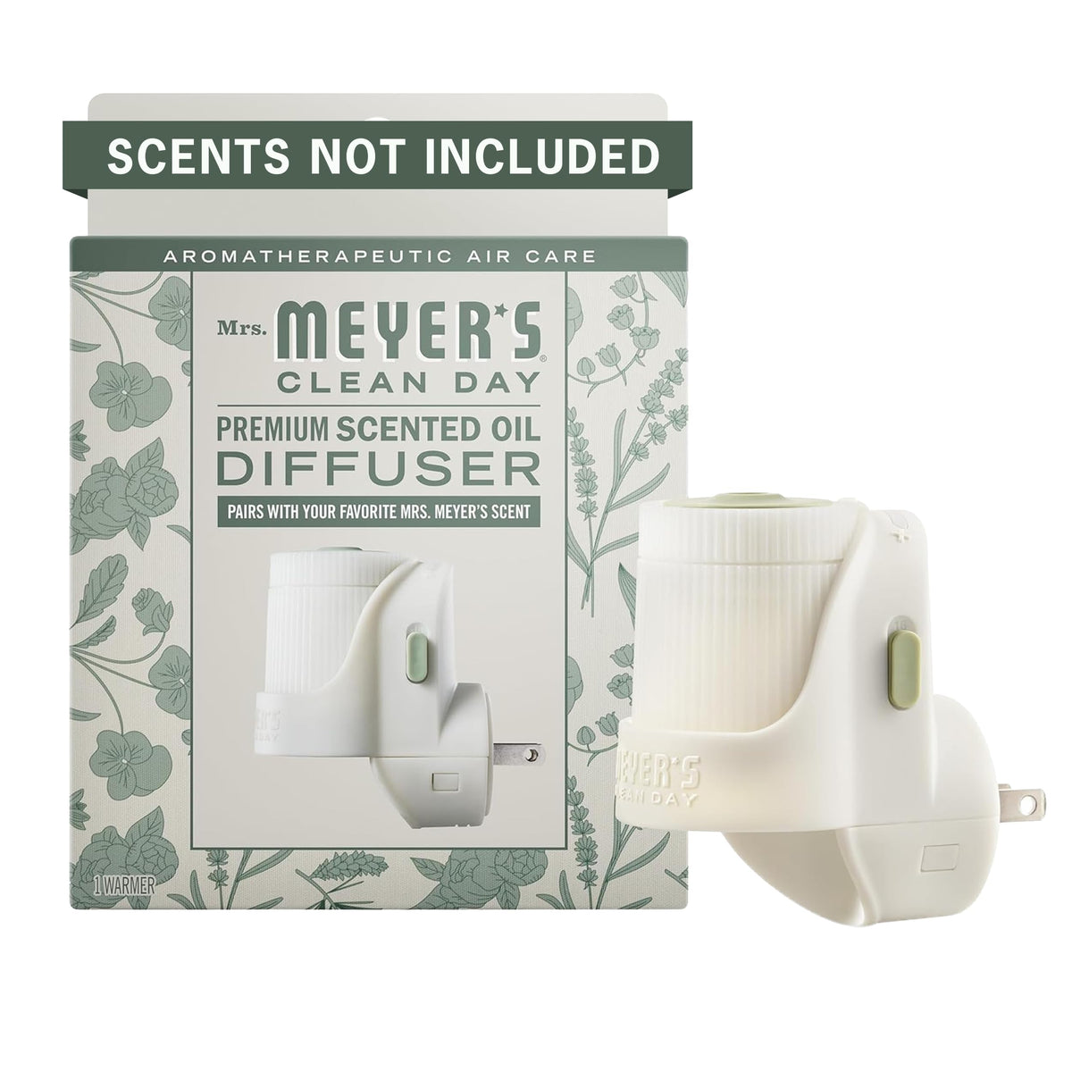MRS. MEYER'S CLEAN DAY Scented Oil, Rain Water, 1 Warmer and Refill
