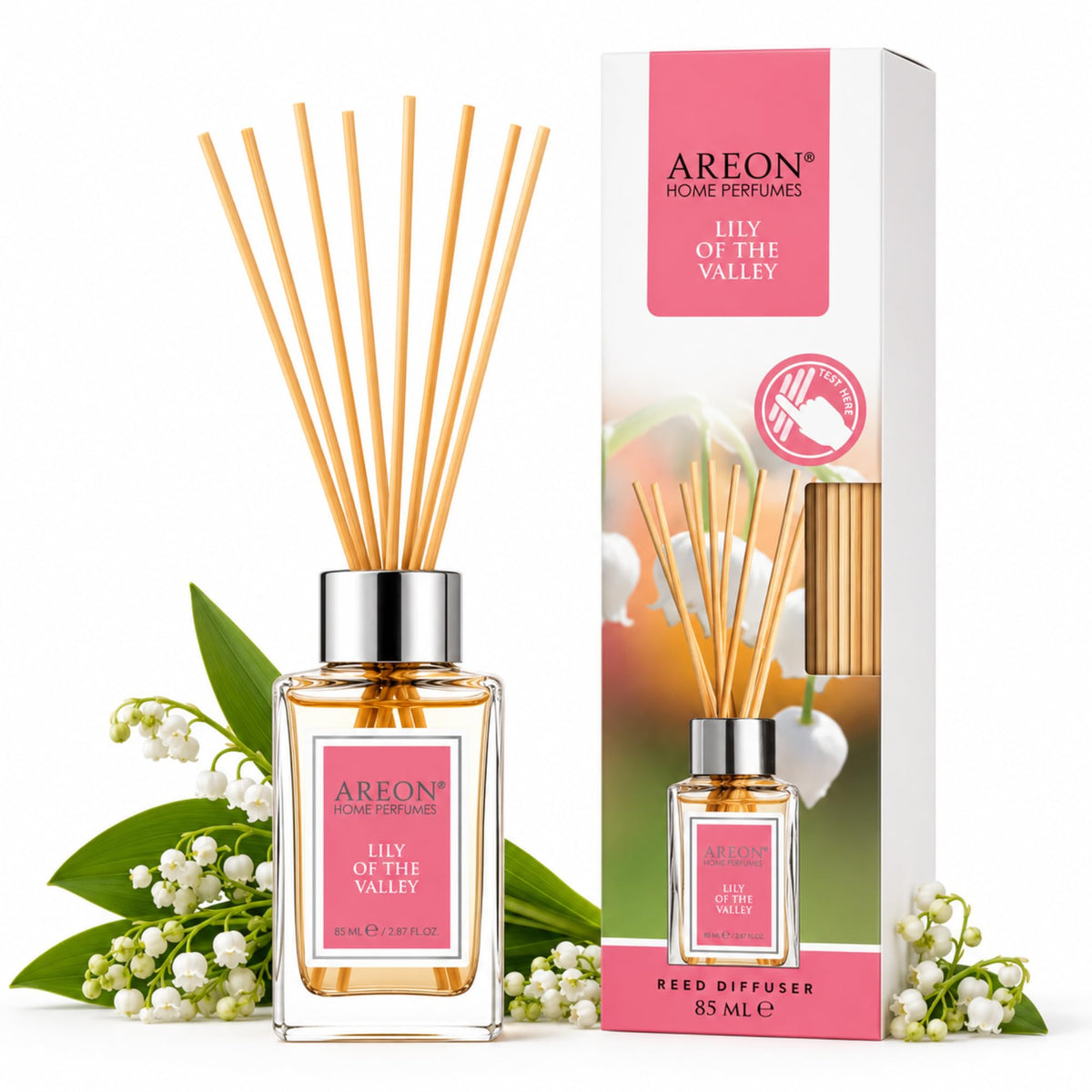 Areon Osmanthus Home Luxury Perfume Reed Diffuser,10 Rattan Reeds,50ml