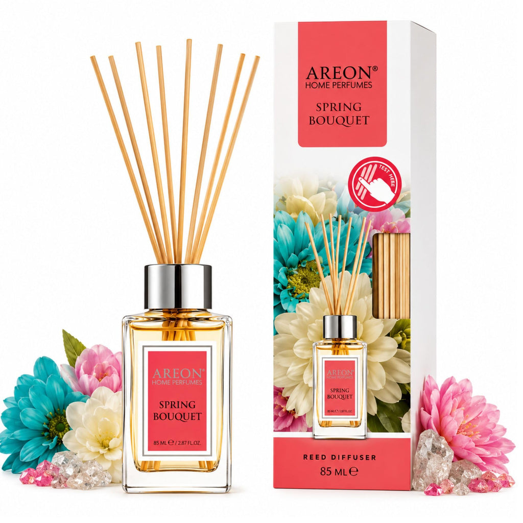 Areon Osmanthus Home Luxury Perfume Reed Diffuser,10 Rattan Reeds,50ml