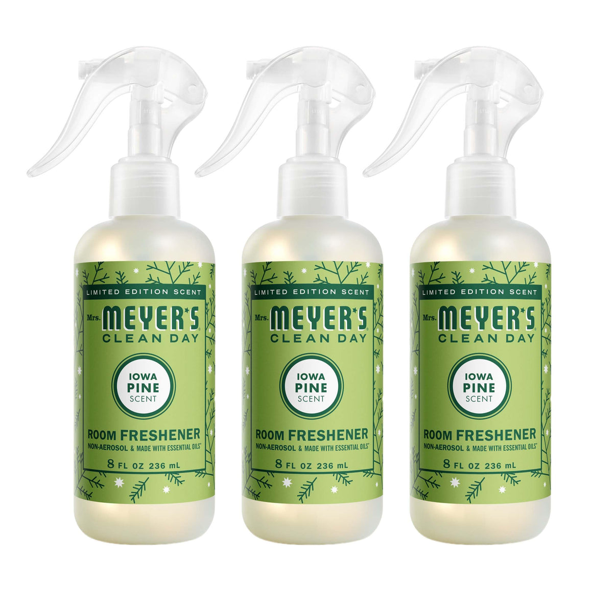 MRS. MEYER'S CLEAN DAY Room and Air Freshener Spray, Non-Aerosol Spray Bottle Infused with Essential Oils, Lavender, 8 fl. oz
