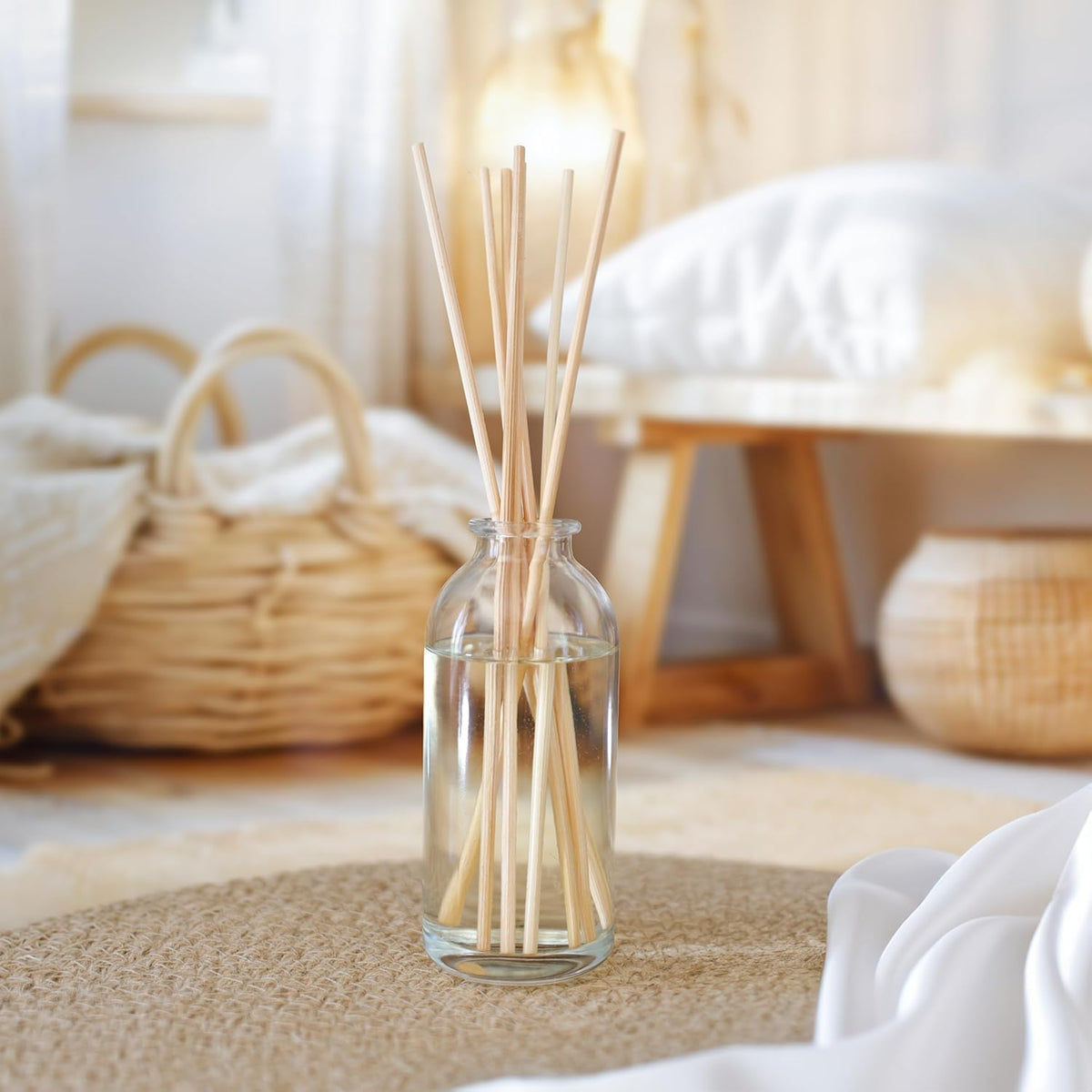 Urban Naturals Reed Diffuser Set, Apple Cinnamon - Bathroom Shelf Décor