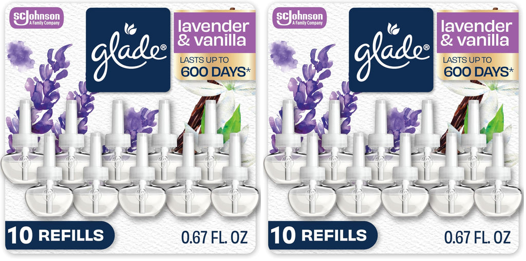 Glade PlugIns Air Freshener Refills, Cashmere Woods, 10 Count