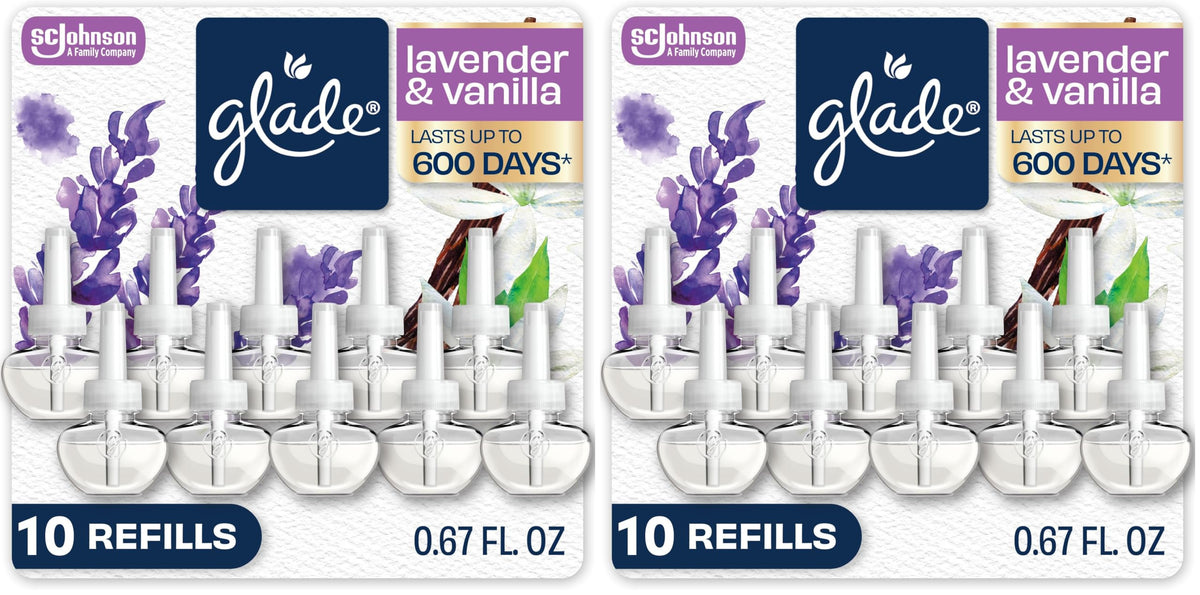 Glade PlugIns Air Freshener Refills, Cashmere Woods, 10 Count