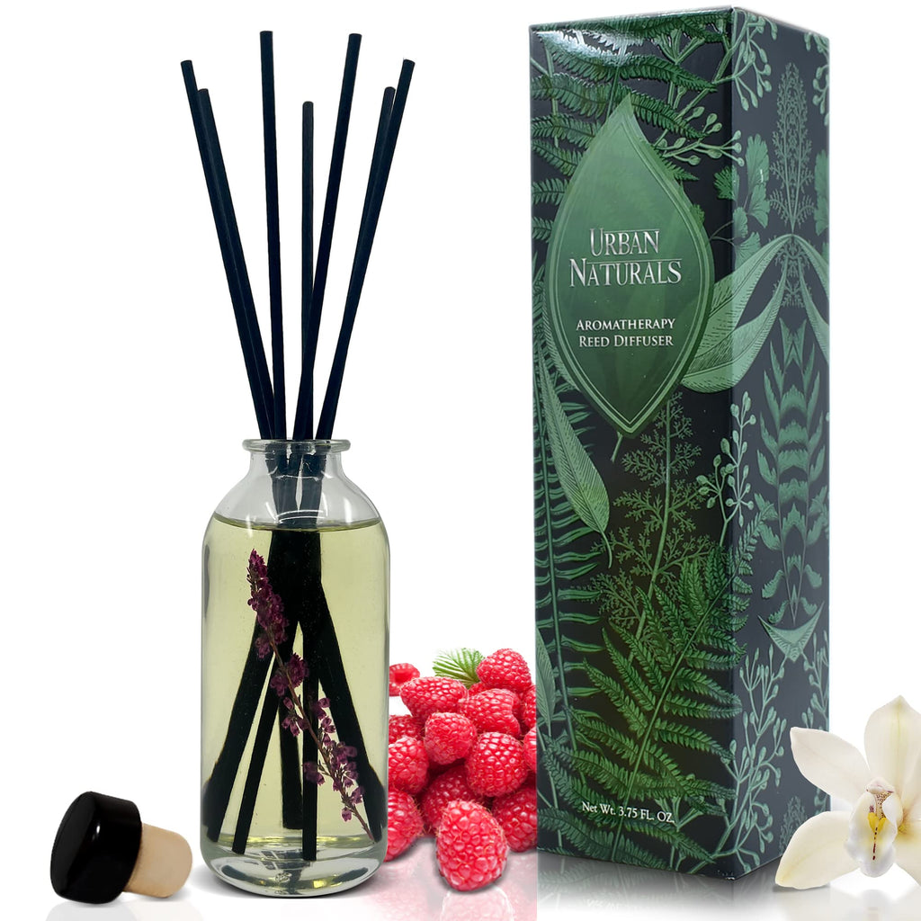 Urban Naturals Reed Diffuser Set, Apple Cinnamon - Bathroom Shelf Décor
