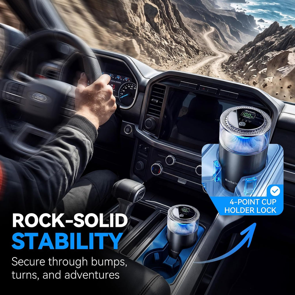 Rorhxia Smart Car Air Freshener, Auto On/Off [Freshness, Style, Comfort]