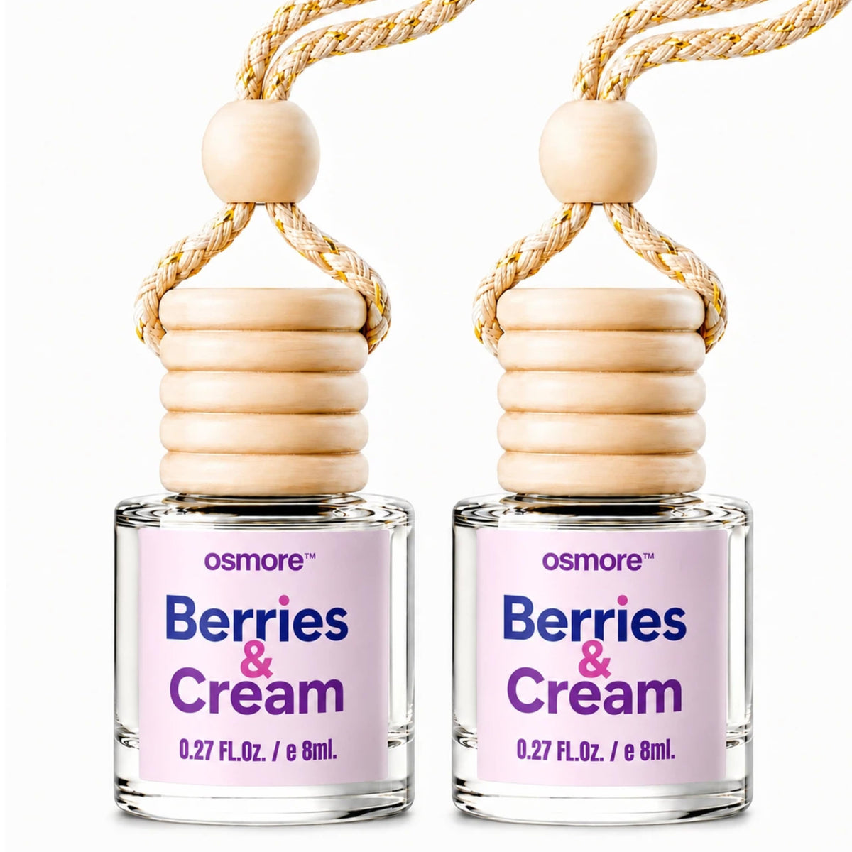 Car Air Freshener Hanging 2-Pack, Cute Car Accessories for Women