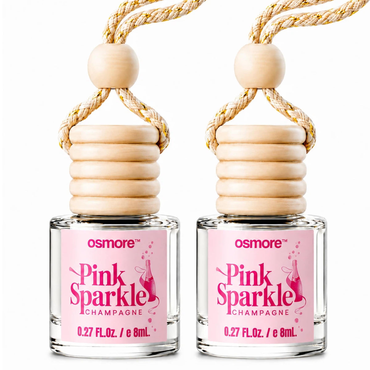 Car Air Freshener Hanging 2-Pack, Cute Car Accessories for Women