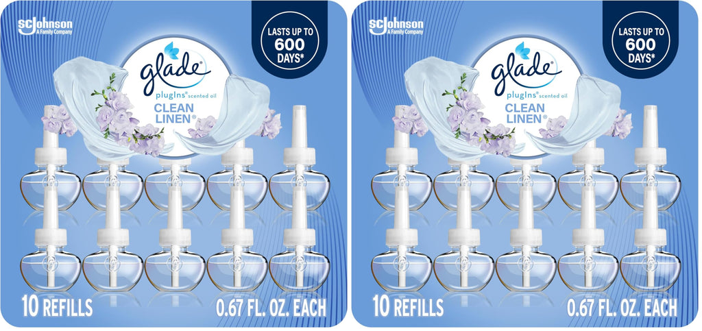 Glade PlugIns Air Freshener Refills, Cashmere Woods, 10 Count