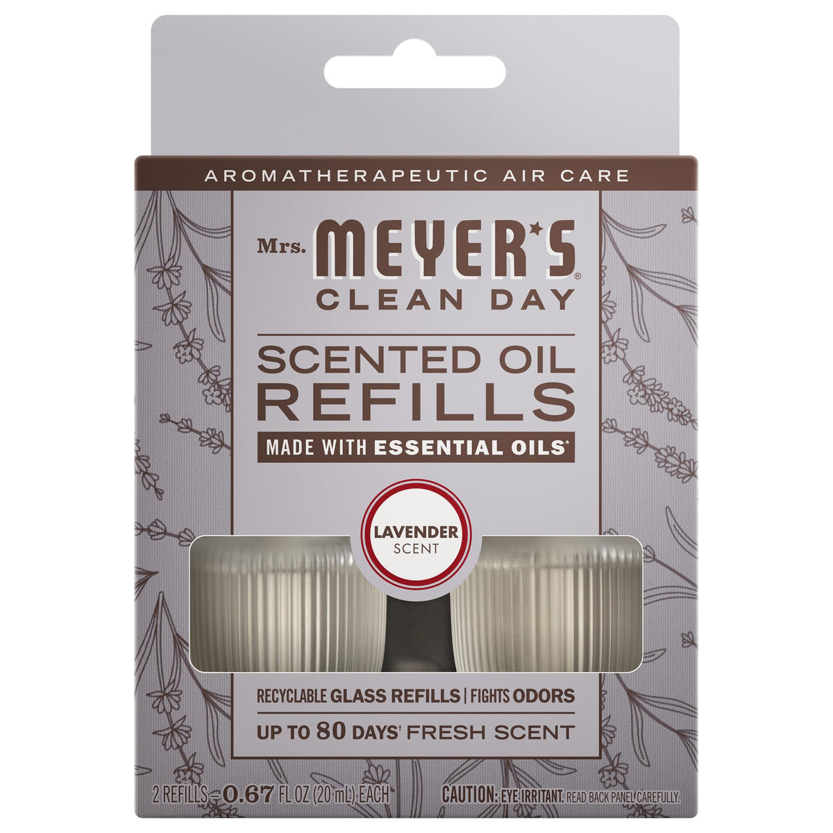 MRS. MEYER'S CLEAN DAY Scented Oil, Rain Water, 1 Warmer and Refill