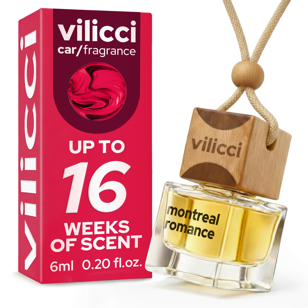 Vilicci Tobacco Vanilla Car Air Freshener – Premium Auto Perfume & Car Diffuser | Sophisticated & Timeless Scent | Long-Lasting Up to 120 Days | Odor Eliminating | Vegan, Cruelty-Free Car Perfume