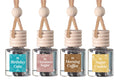 CE Craft Hanging Car Air Freshener – Fragrance Oil Diffuser with Essential Oils – Long-Lasting Aromatherapy Scents for Automobiles – 4 Pack, Masculine