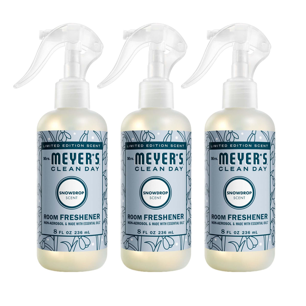 MRS. MEYER'S CLEAN DAY Room and Air Freshener Spray, Non-Aerosol Spray Bottle Infused with Essential Oils, Lavender, 8 fl. oz
